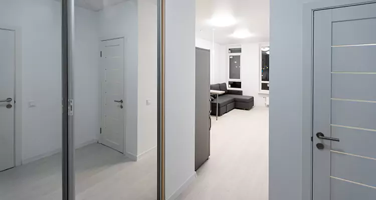Modern Mirrored Closet Doors Repair in Redwood City, CA