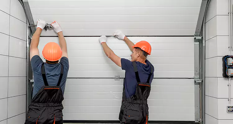 Garage Door Bottom Panel Repair in Redwood City, CA