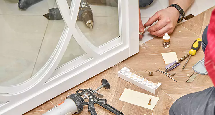 Interior Patio Door Casing Repair in Redwood City, CA
