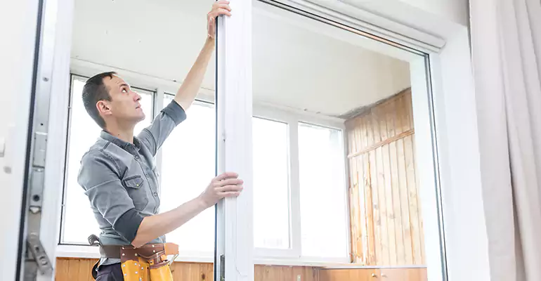 Aluminum Storefront Door Repair in Redwood City, CA